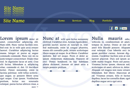 Business Blue/Yellow